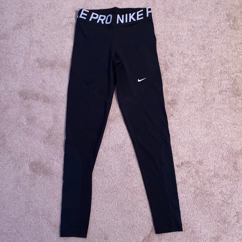 Nike Leggings- full length and dry fit
